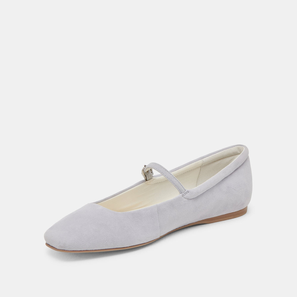 REYES BALLET FLATS DUSTY BLUE SUEDE | Dolce Vita