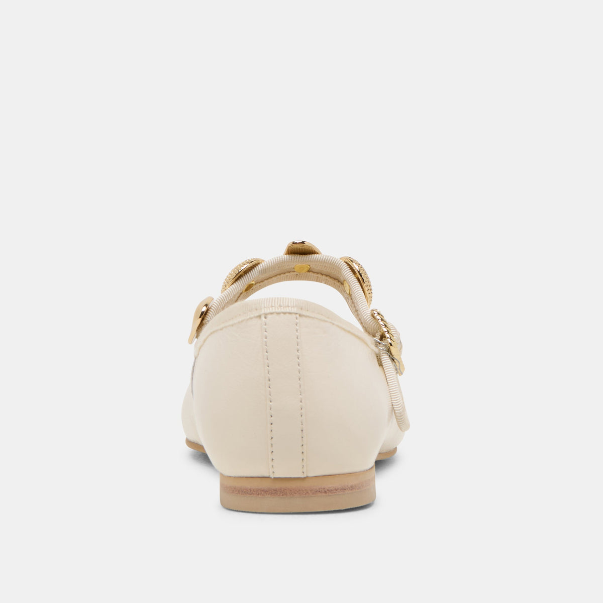 Relan Off White Leather Ballet Flats | Dolce Vita