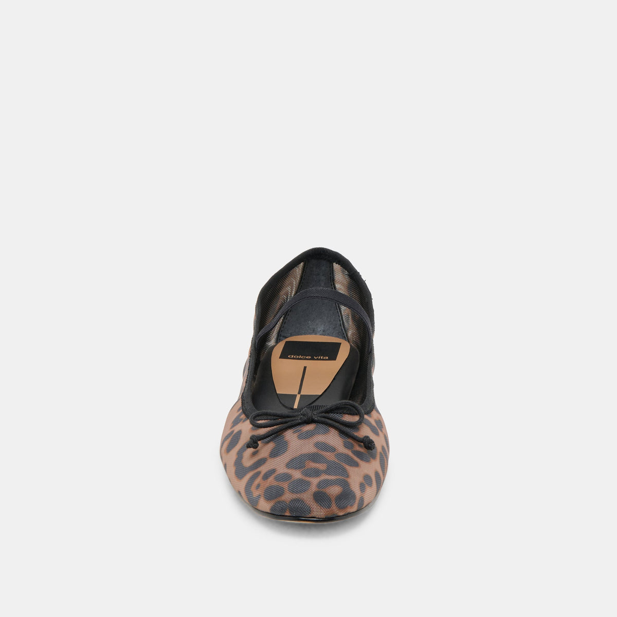 CADEL BALLET FLATS DK LEOPARD MESH | Dolce Vita