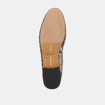 CADEL BALLET FLATS DK LEOPARD MESH | Dolce Vita