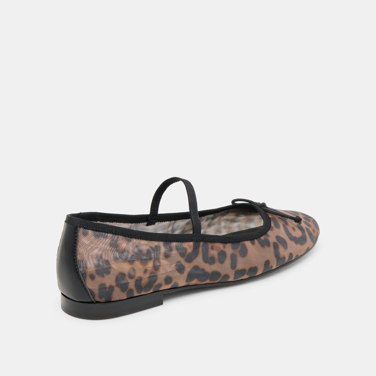 CADEL BALLET FLATS DK LEOPARD MESH | Dolce Vita
