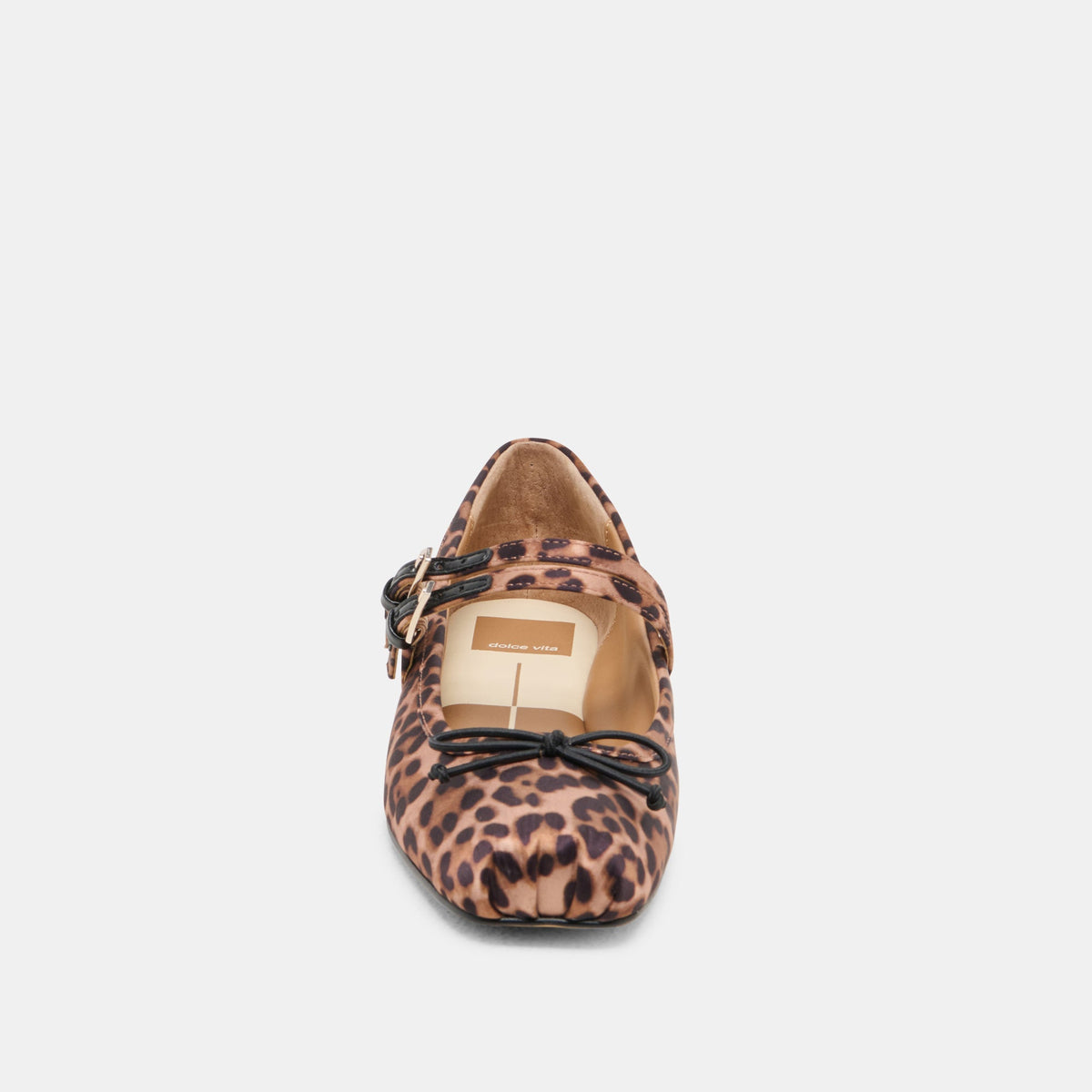 Gibsen Dk Leopard Satin Ballet Flats | Dolce Vita