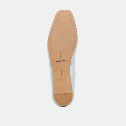 Raeven Light Blue Tulle Ballet Flats | Dolce Vita
