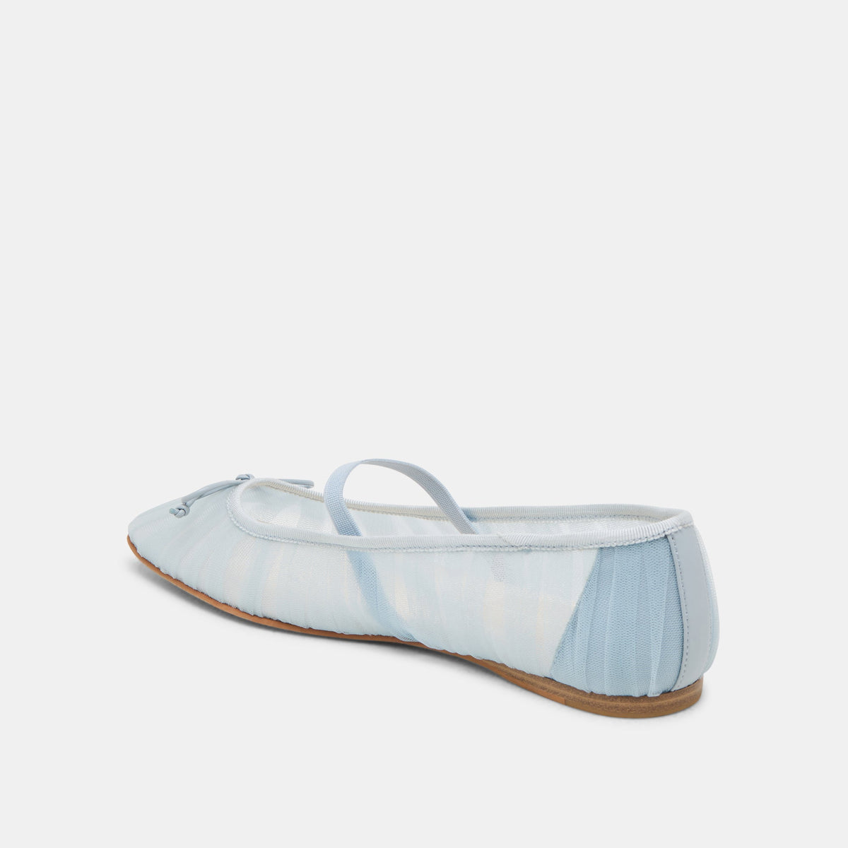 Raeven Light Blue Tulle Ballet Flats | Dolce Vita