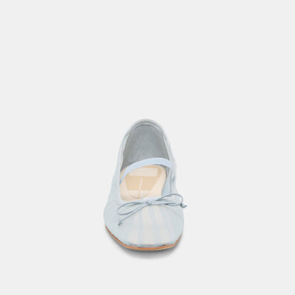 Raeven Light Blue Tulle Ballet Flats | Dolce Vita