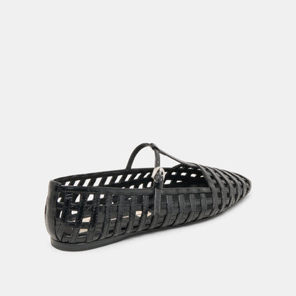 RAINS BALLET FLATS BLACK STELLA | Dolce Vita