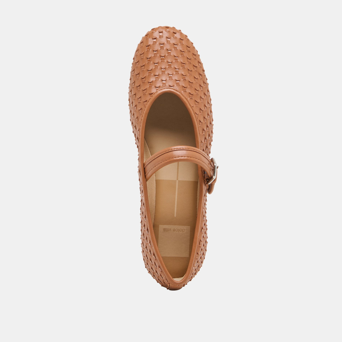 Roslyn Saddle Woven Leather Ballet Flats | Dolce Vita