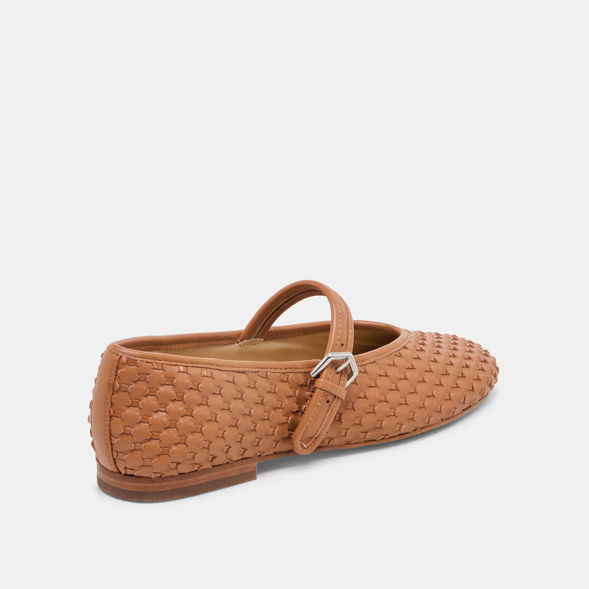 Roslyn Saddle Woven Leather Ballet Flats | Dolce Vita