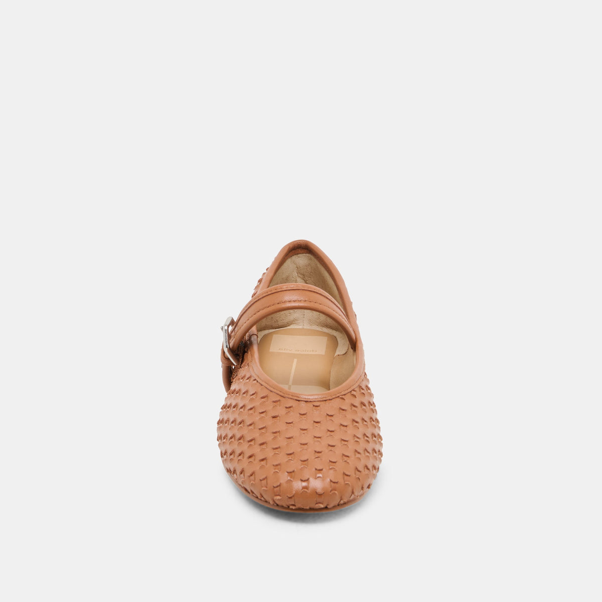 Roslyn Saddle Woven Leather Ballet Flats | Dolce Vita