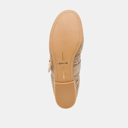 Caely Herringbone Printed Suede Ballet Flats | Dolce Vita