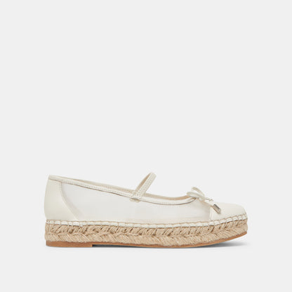 CAMBRE BALLET FLATS WHITE MESH | Dolce Vita