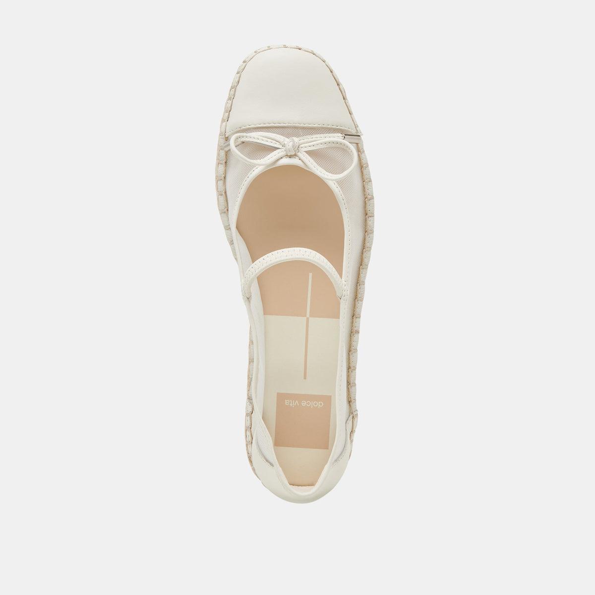 CAMBRE BALLET FLATS WHITE MESH | Dolce Vita