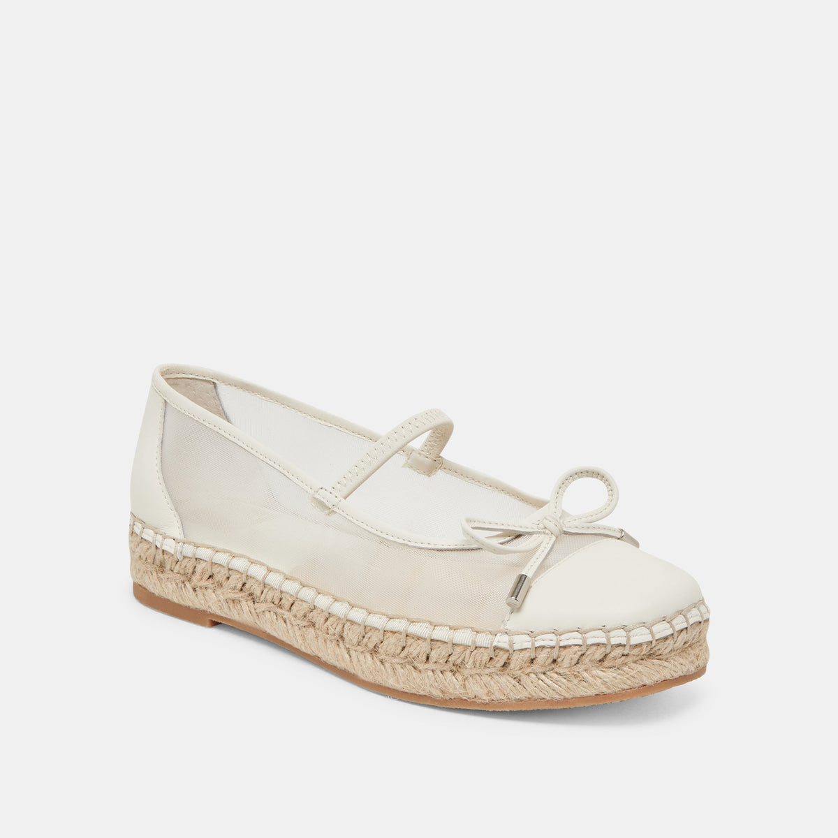 CAMBRE BALLET FLATS WHITE MESH | Dolce Vita