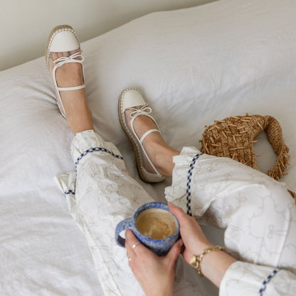 CAMBRE BALLET FLATS WHITE MESH | Dolce Vita