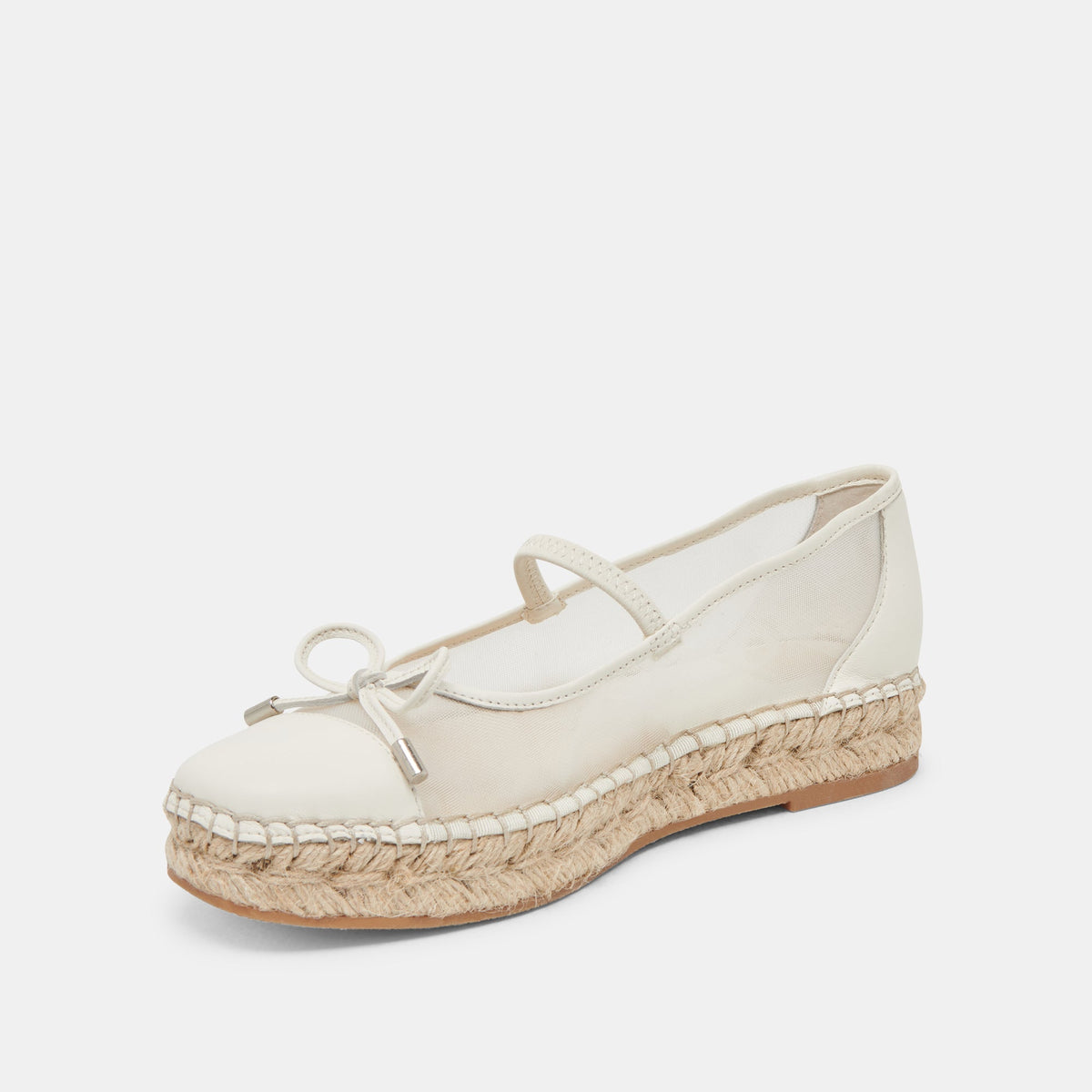 CAMBRE BALLET FLATS WHITE MESH | Dolce Vita