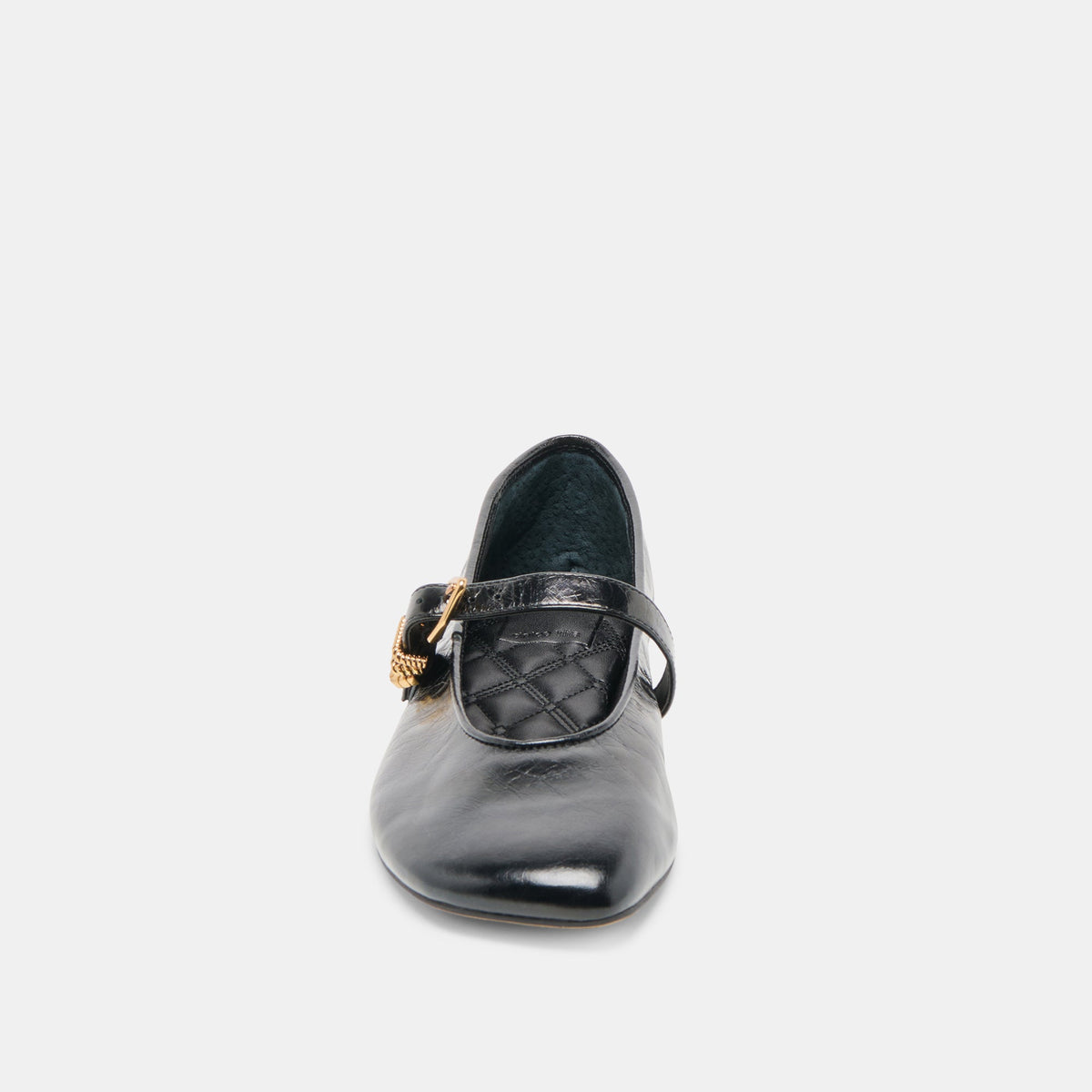 Alizza Midnight Crinkle Patent Ballet Flats | Dolce Vita