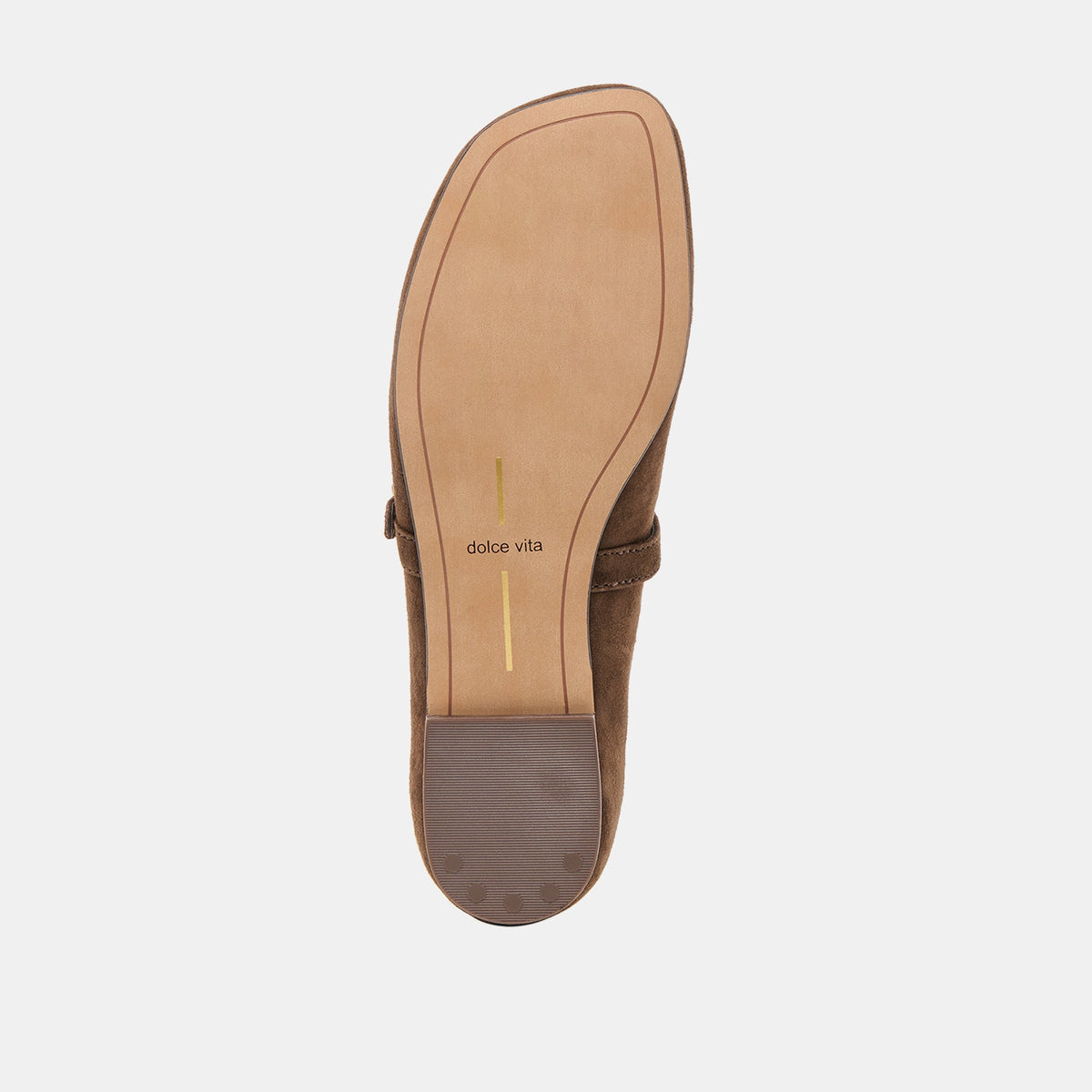 Alizza Dk Brown Suede Ballet Flats | Dolce Vita
