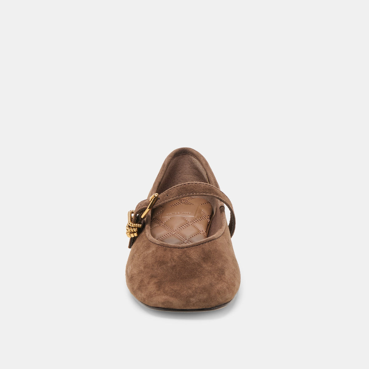 Alizza Dk Brown Suede Ballet Flats | Dolce Vita