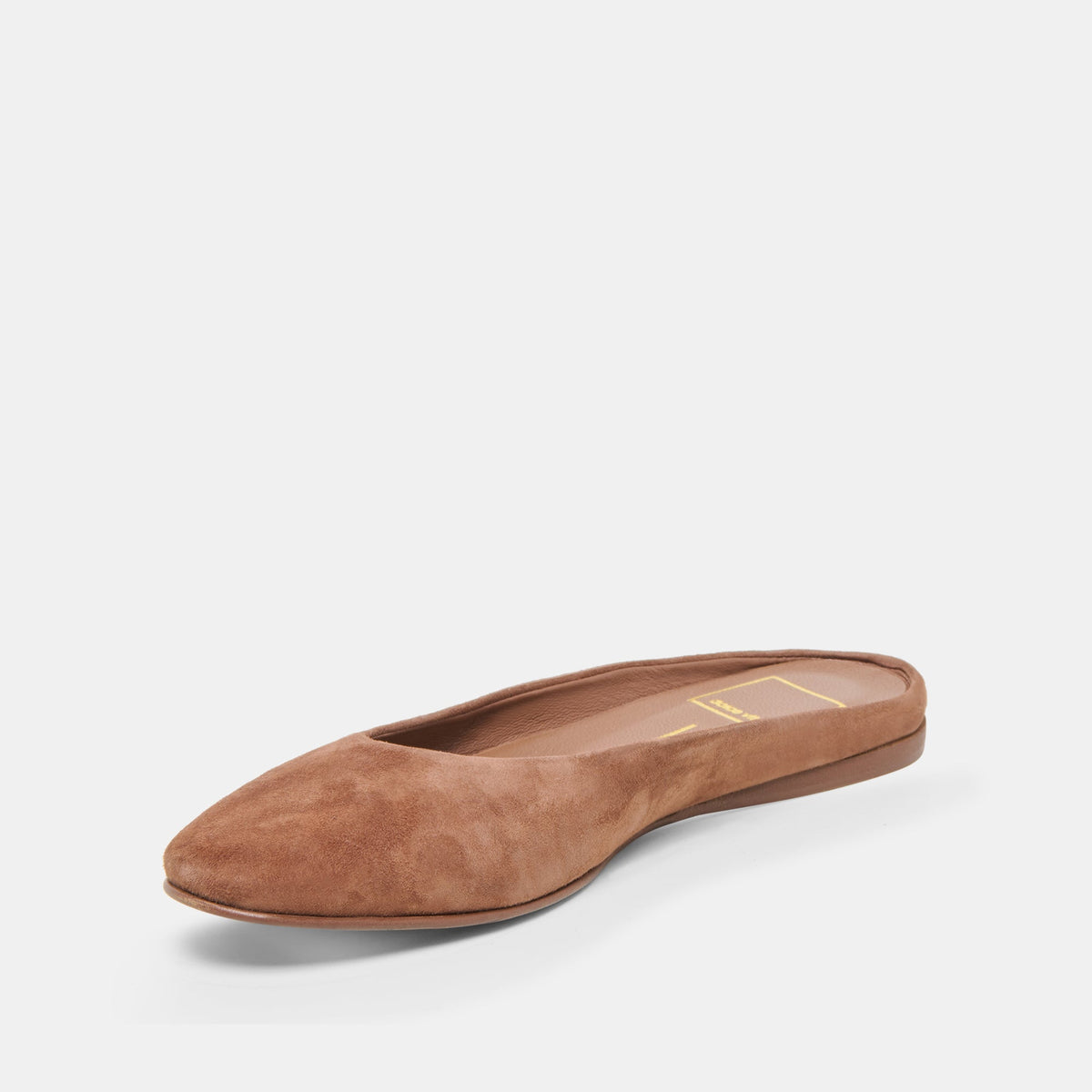 Eila Dk Brown Suede Flats | Dolce Vita