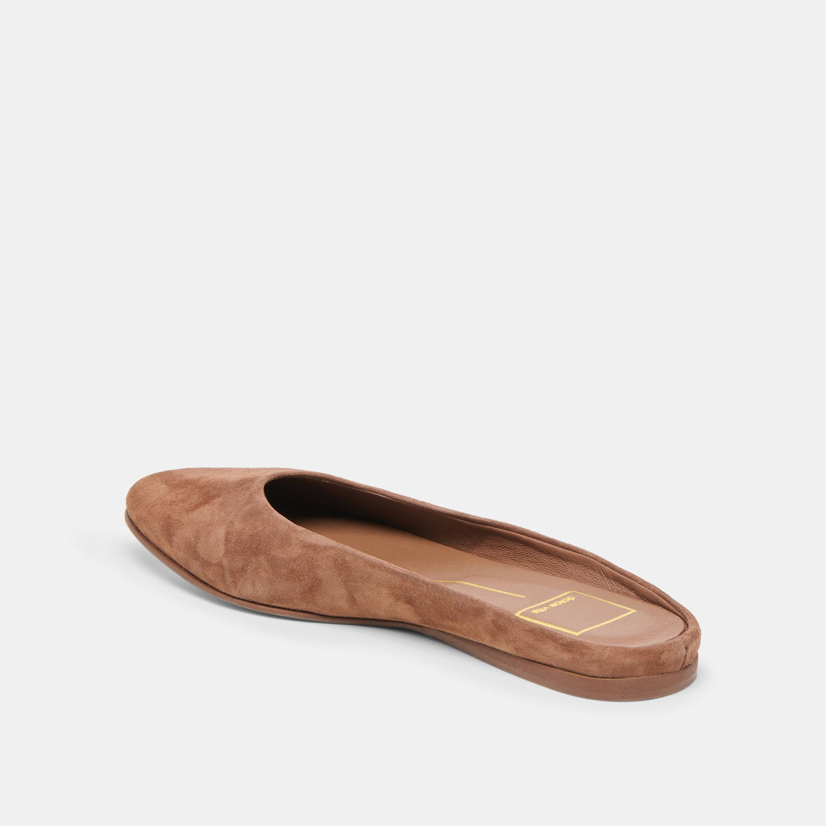 Eila Dk Brown Suede Flats | Dolce Vita