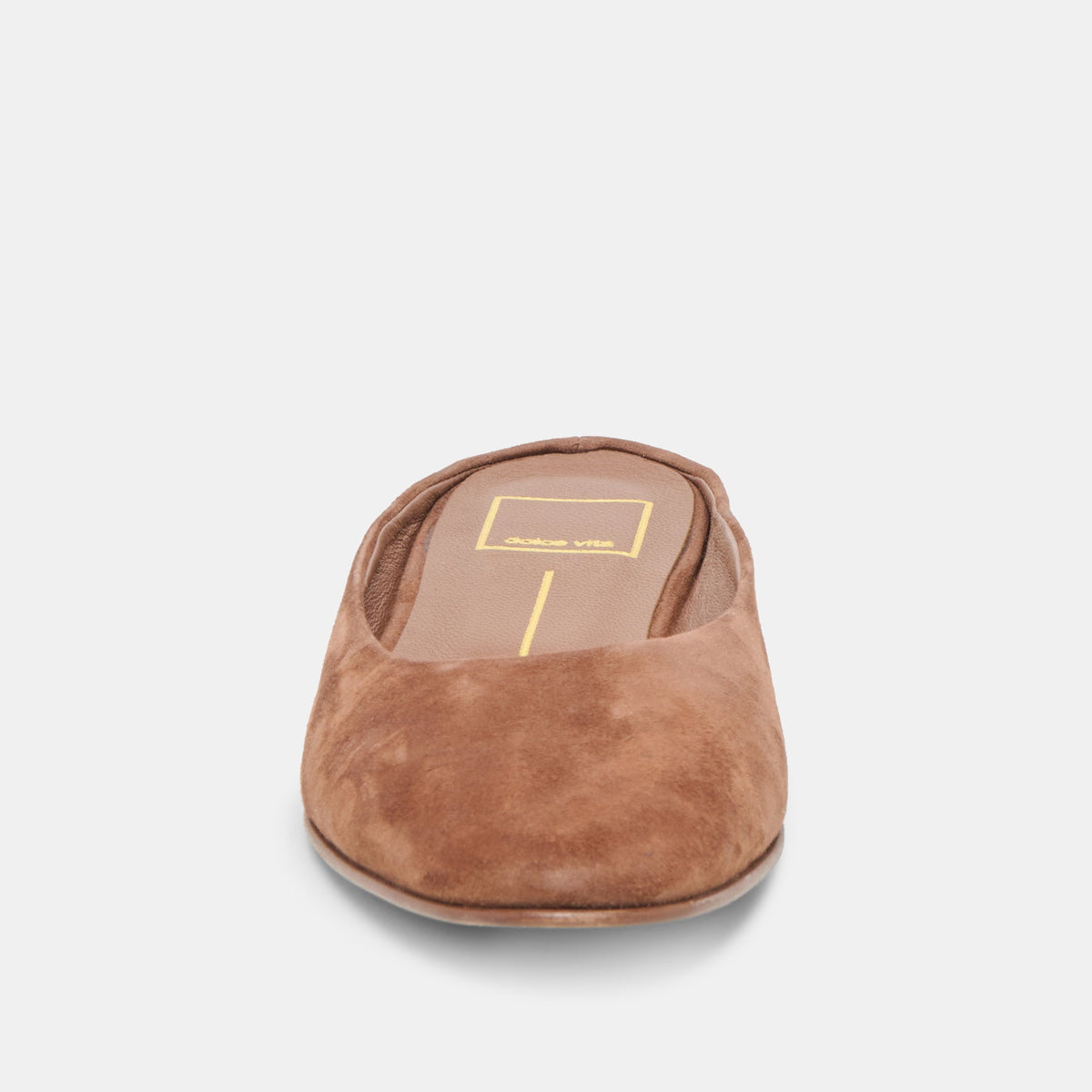 Eila Dk Brown Suede Flats | Dolce Vita