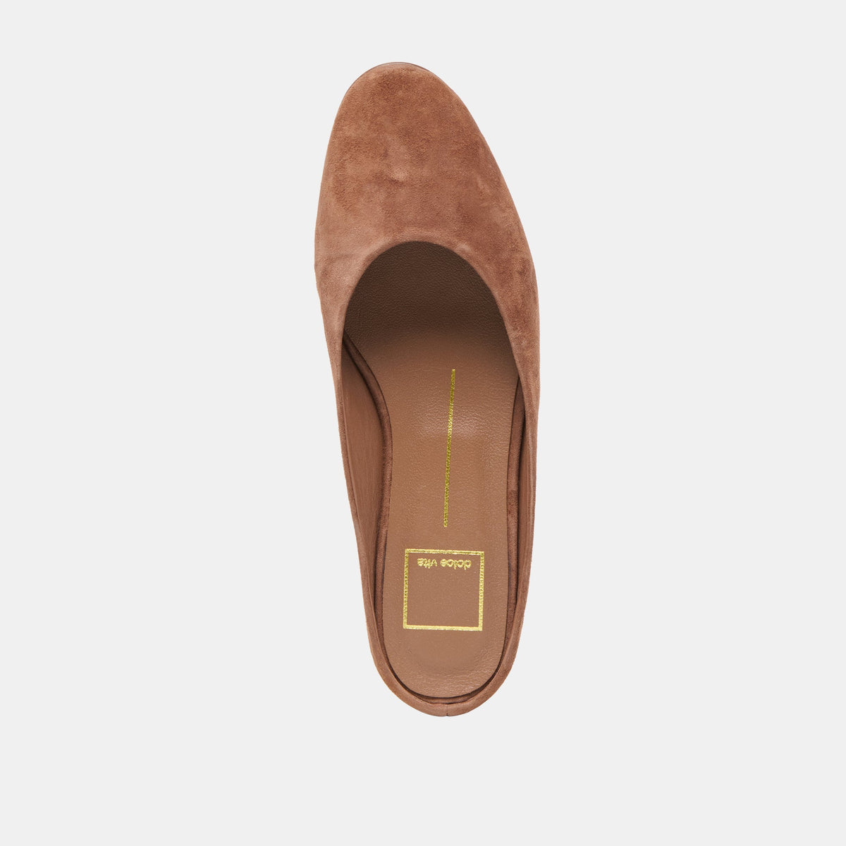 Eila Dk Brown Suede Flats | Dolce Vita