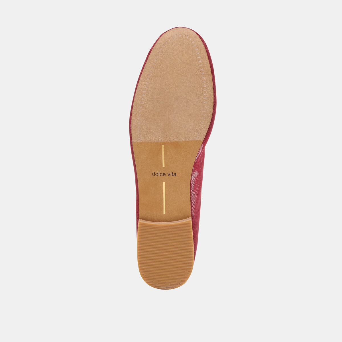 CADEL BALLET FLATS CRIMSON MESH | Dolce Vita