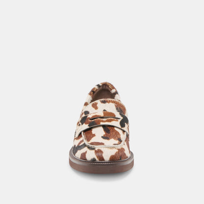 Tiggy Cocoa Taurus Calf Hair Loafers | Dolce Vita