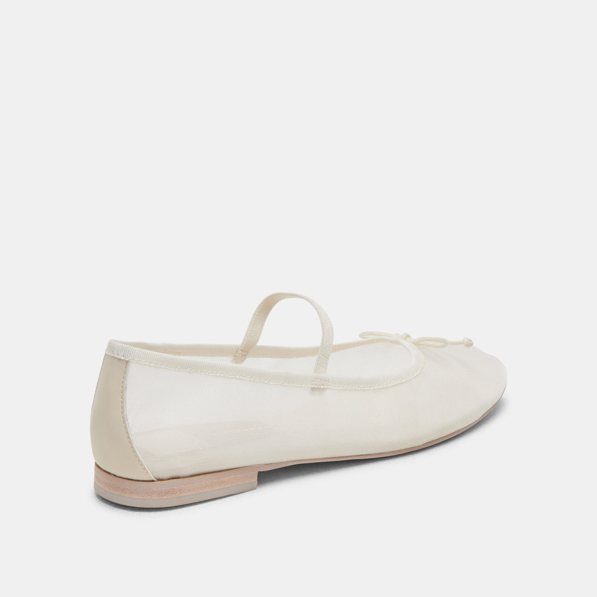 CADEL BALLET FLATS IVORY MESH | Dolce Vita