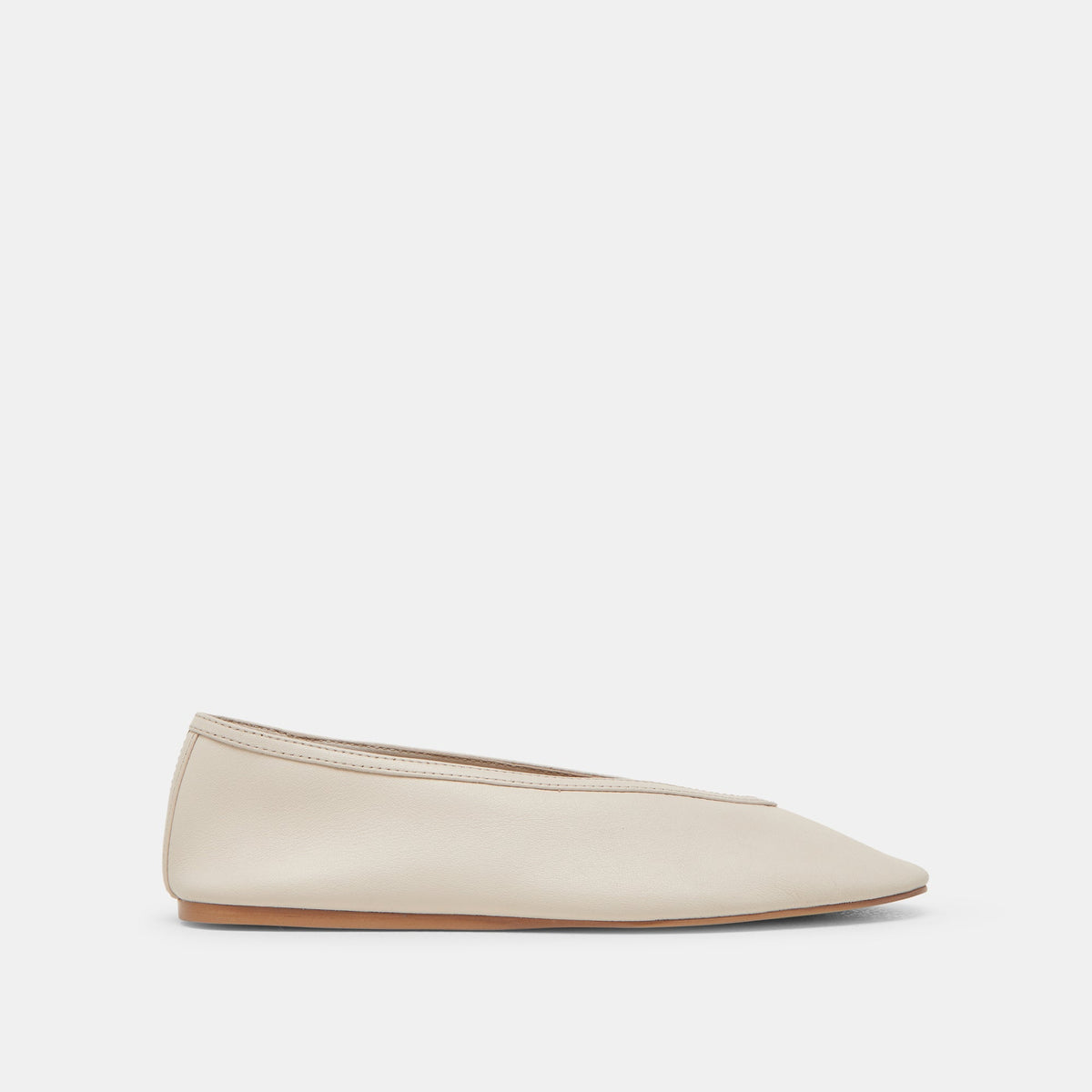 Braidy Ivory Leather Ballet Flats | Dolce Vita