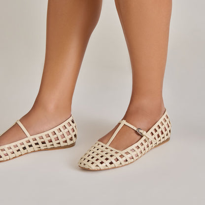 RAINS BALLET FLATS IVORY STELLA | Dolce Vita