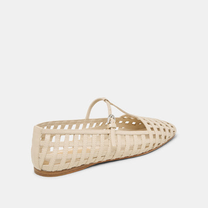 RAINS BALLET FLATS IVORY STELLA | Dolce Vita