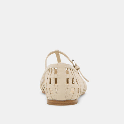 RAINS BALLET FLATS IVORY STELLA | Dolce Vita