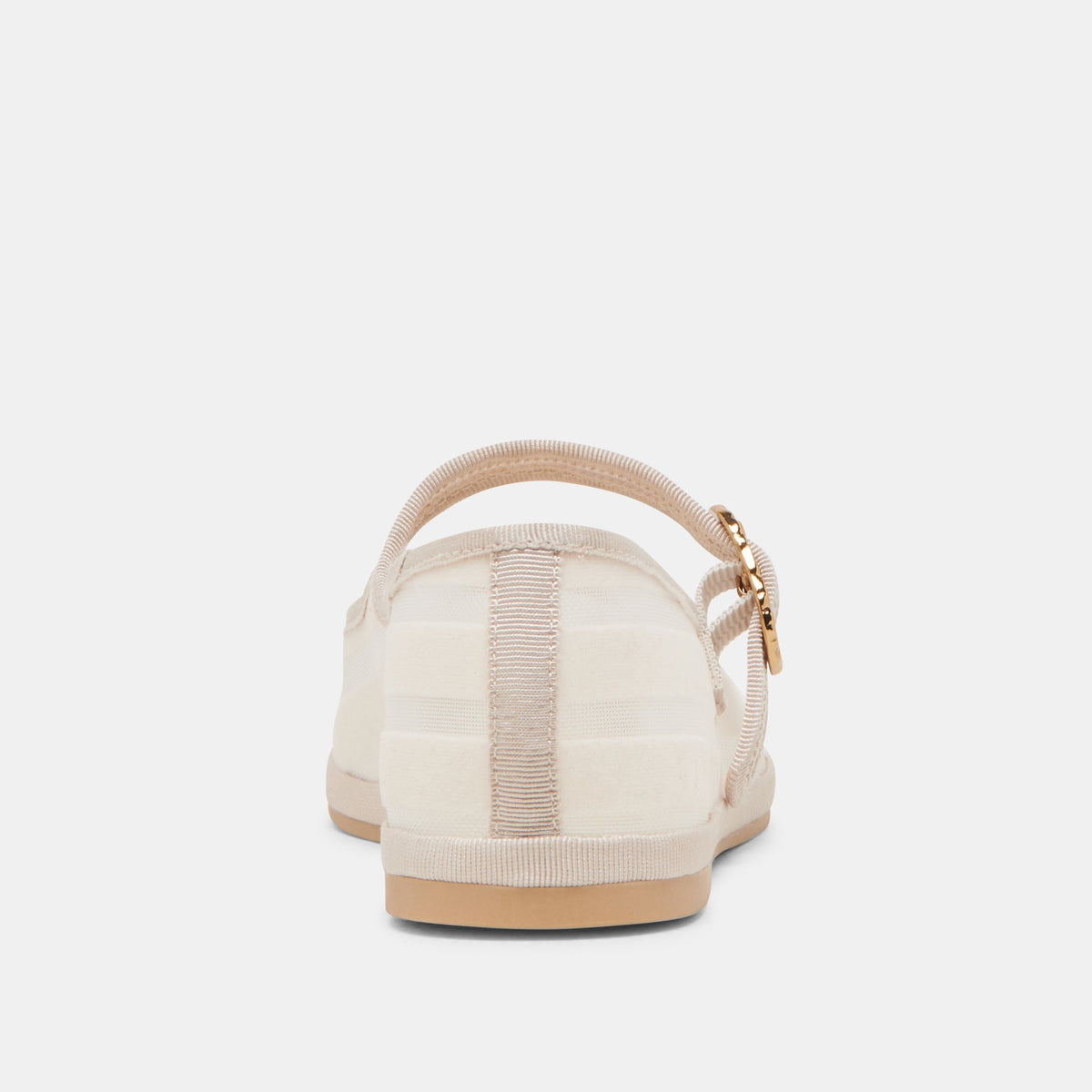 TAMEKA BALLET FLATS BONE STRIPE MESH | Dolce Vita