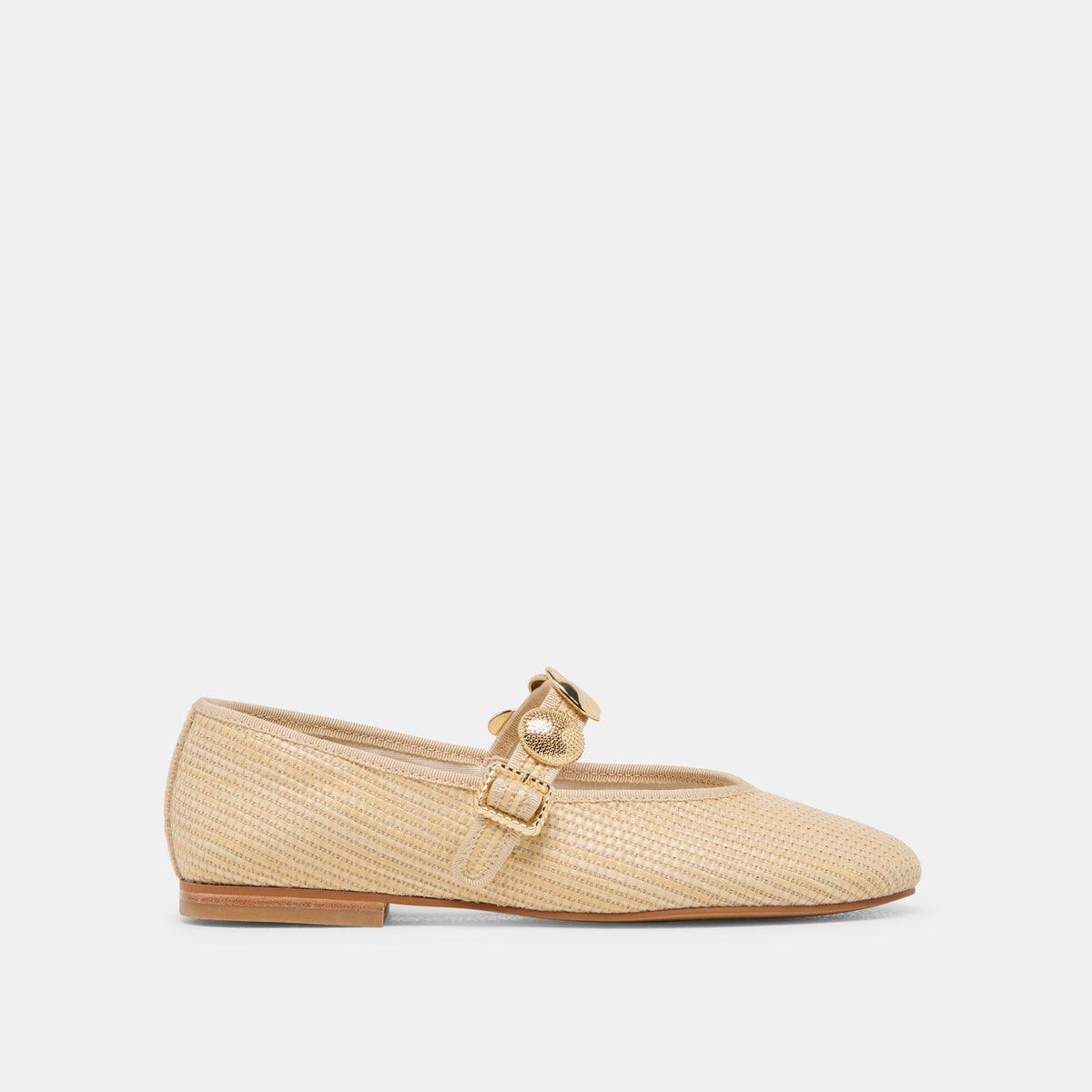RELAN BALLET FLATS LT NATURAL RAFFIA | Dolce Vita
