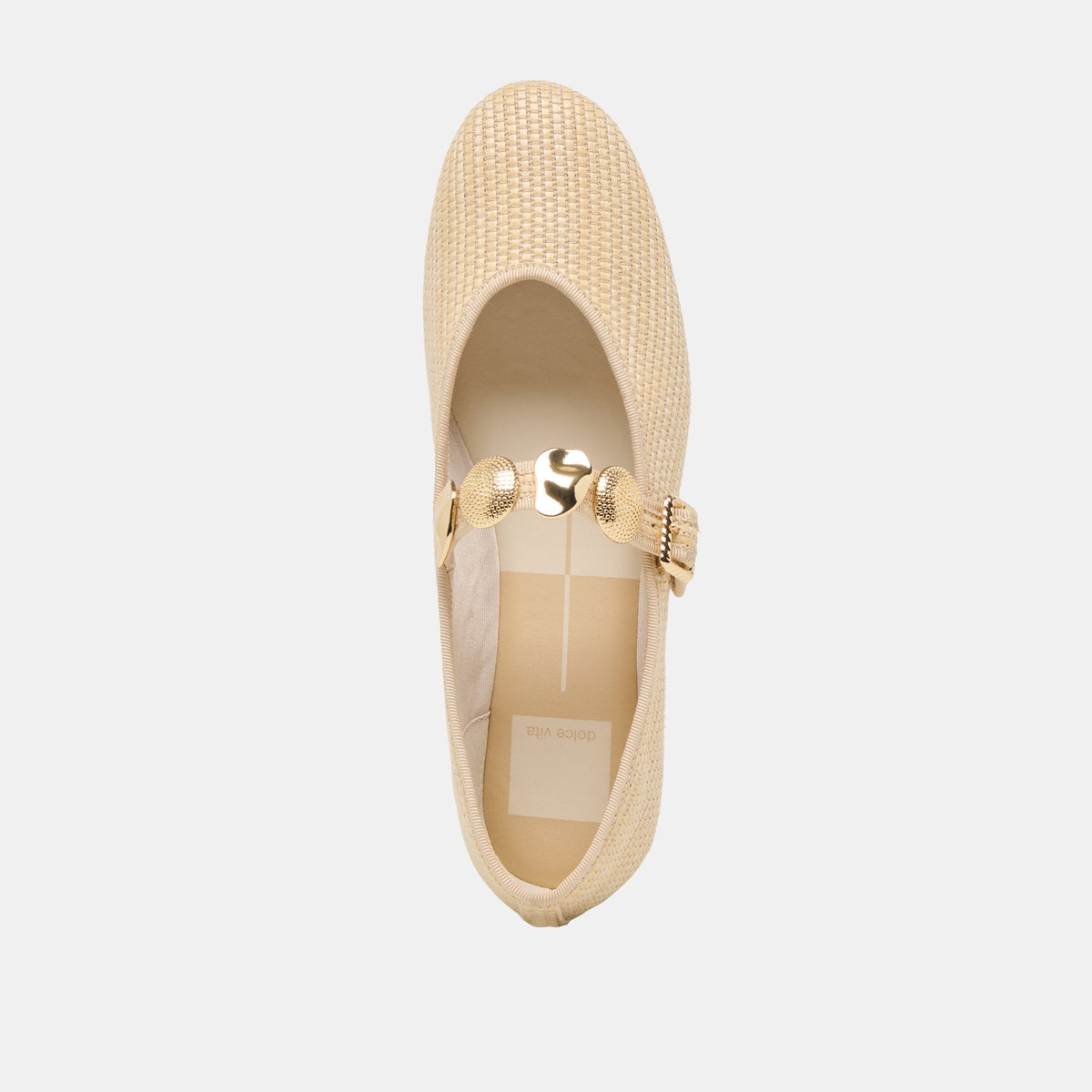 RELAN BALLET FLATS LT NATURAL RAFFIA | Dolce Vita