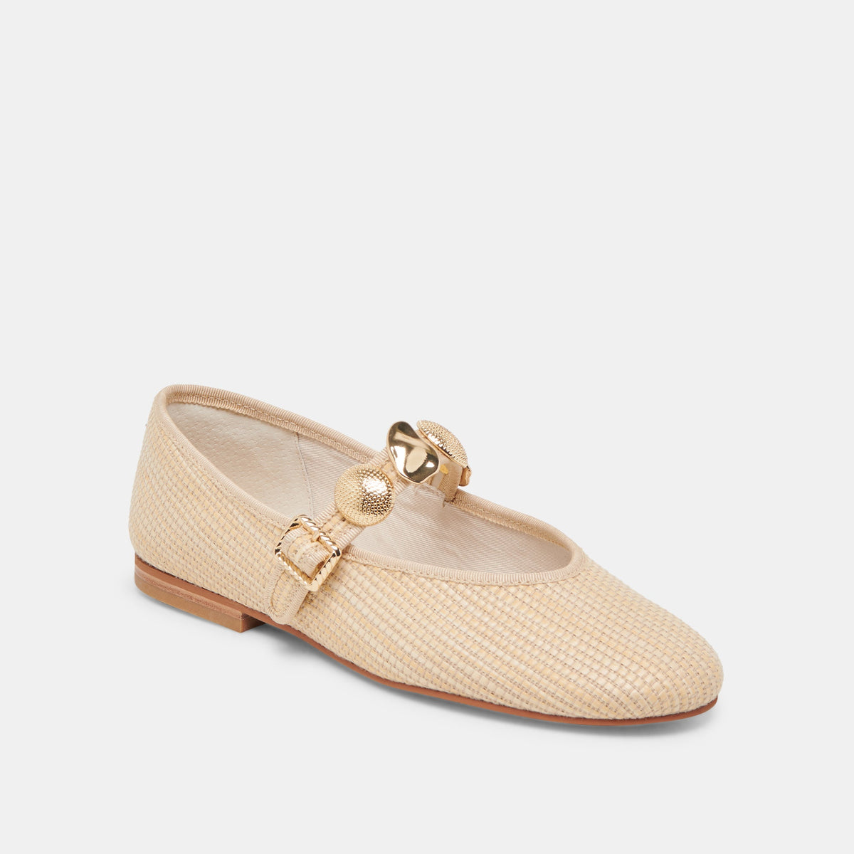 RELAN BALLET FLATS LT NATURAL RAFFIA | Dolce Vita