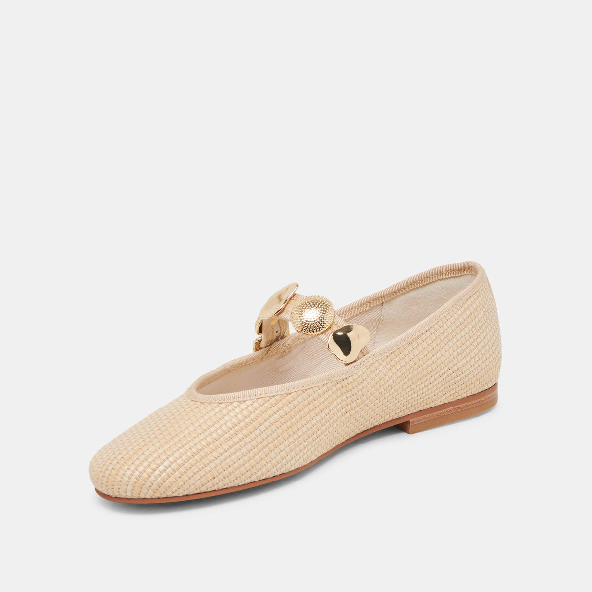 RELAN BALLET FLATS LT NATURAL RAFFIA | Dolce Vita