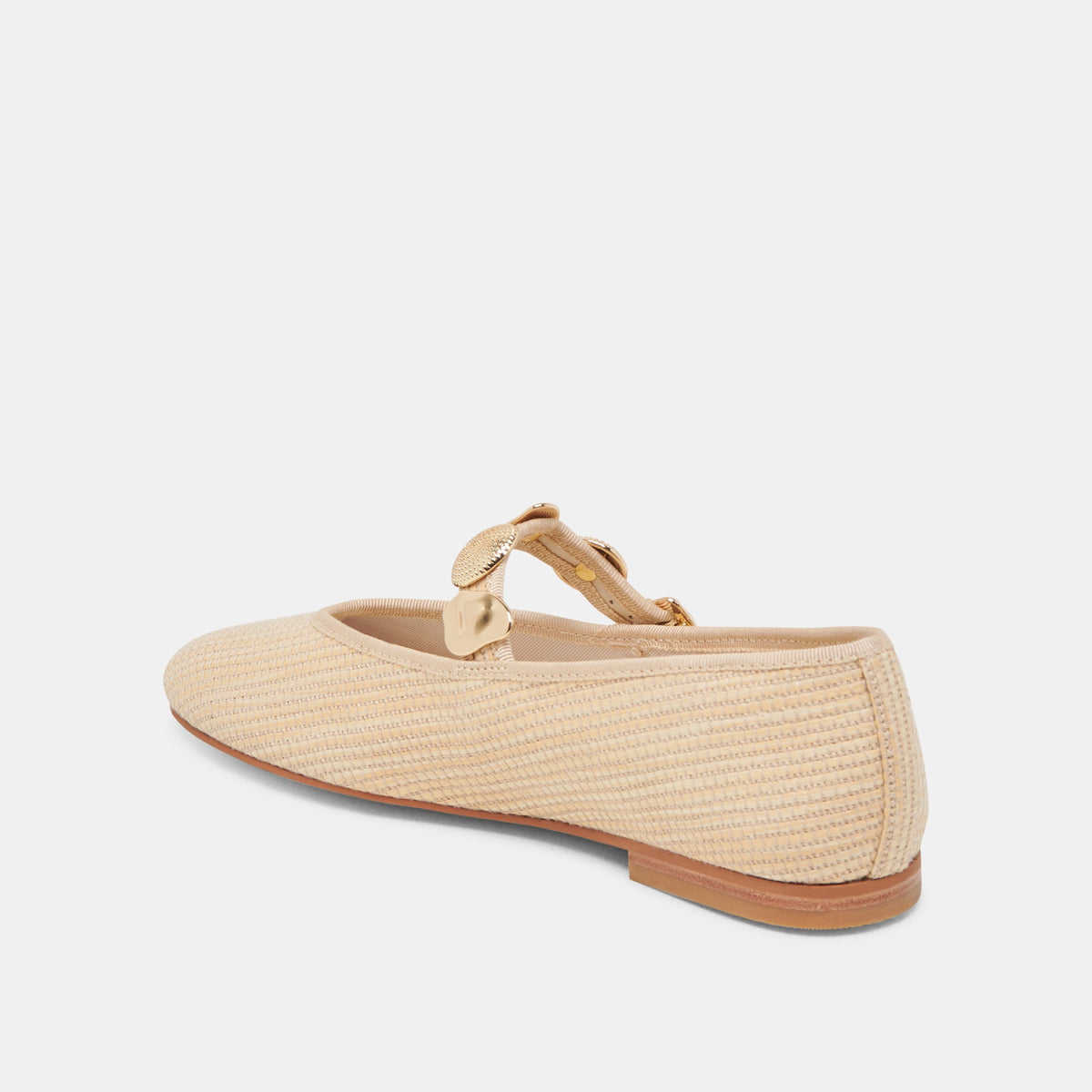 RELAN BALLET FLATS LT NATURAL RAFFIA | Dolce Vita