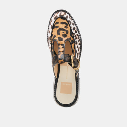Harlah Leopard Multi Calf Hair Flats | Dolce Vita