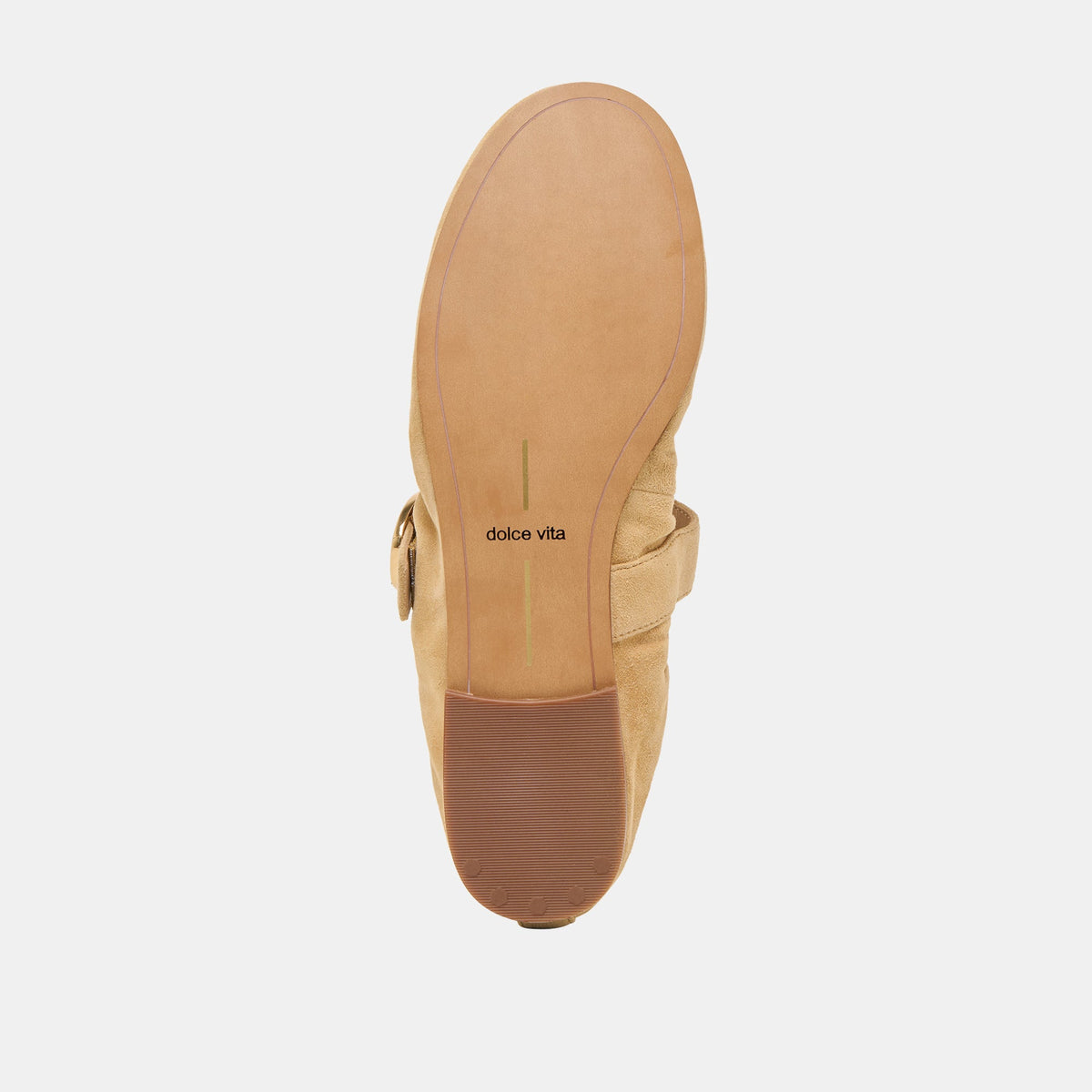 Caely Honey Suede Ballet Flats | Dolce Vita