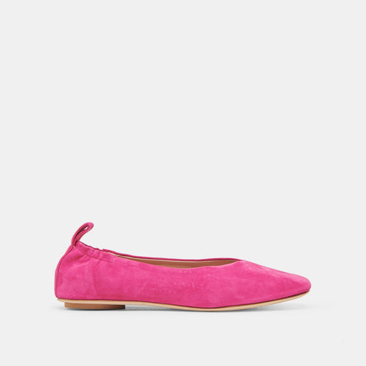 VINNIE BALLET FLATS FUCHSIA SUEDE | Dolce Vita