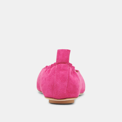 VINNIE BALLET FLATS FUCHSIA SUEDE | Dolce Vita