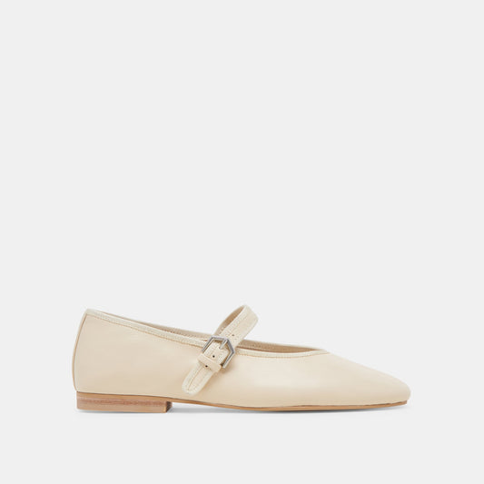 ROSLYN BALLET FLATS CREME LEATHER | Dolce Vita