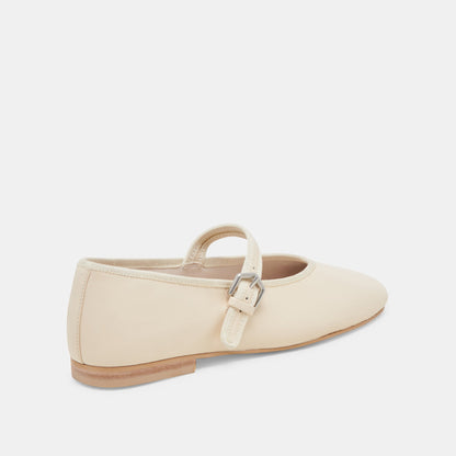 ROSLYN BALLET FLATS CREME LEATHER | Dolce Vita