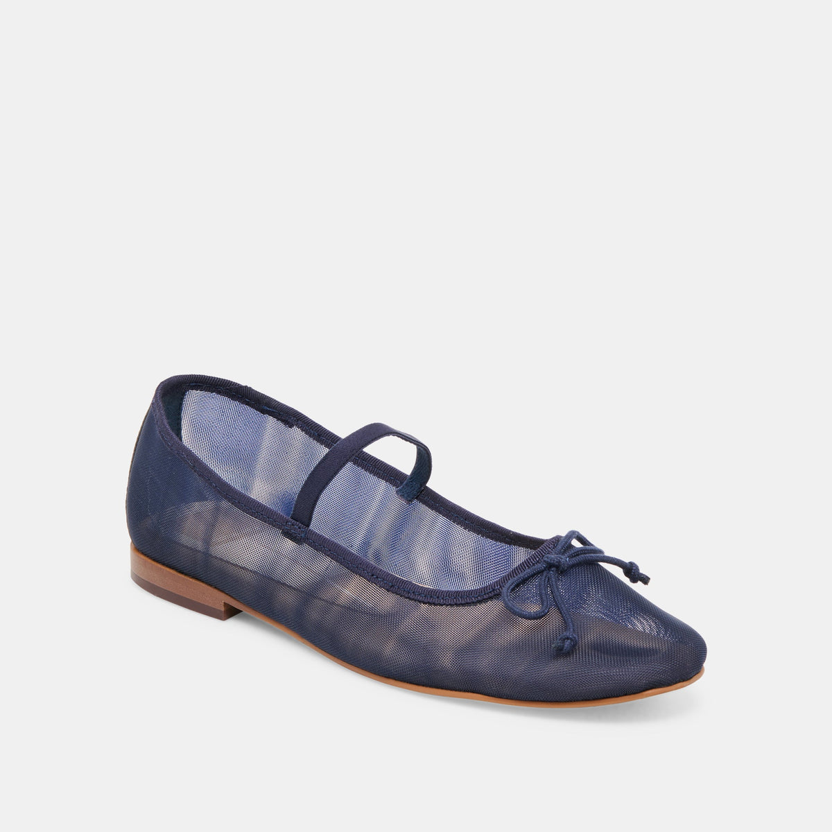 CADEL BALLET FLATS NAVY MESH | Dolce Vita