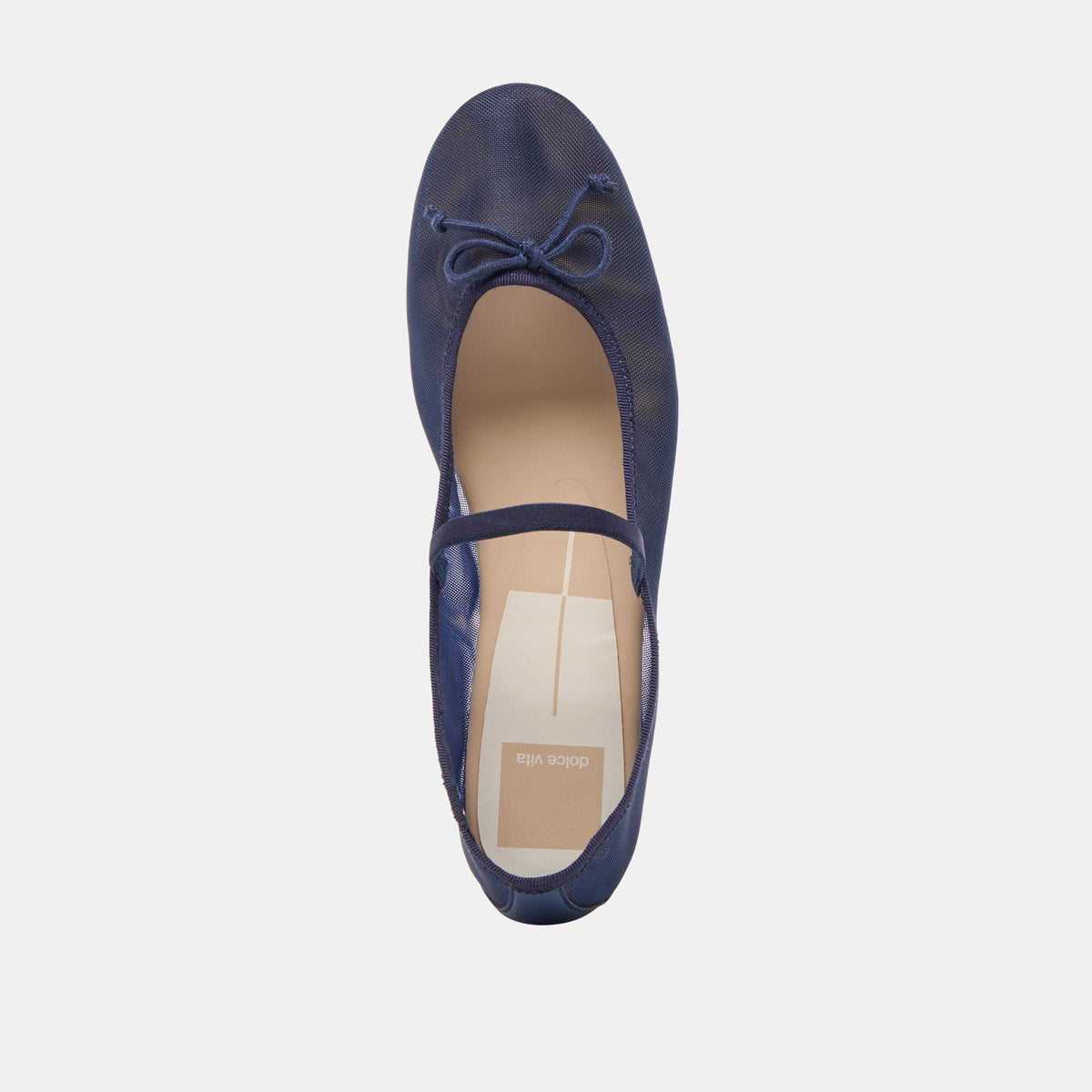CADEL BALLET FLATS NAVY MESH | Dolce Vita