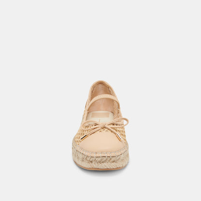 CAMBRE BALLET FLATS LT NATURAL WOVEN MESH | Dolce Vita
