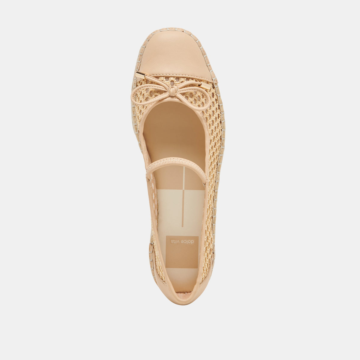CAMBRE BALLET FLATS LT NATURAL WOVEN MESH | Dolce Vita