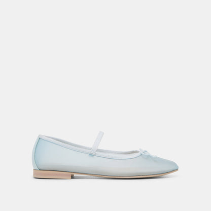 CADEL BALLET FLATS ICE BLUE MESH | Dolce Vita